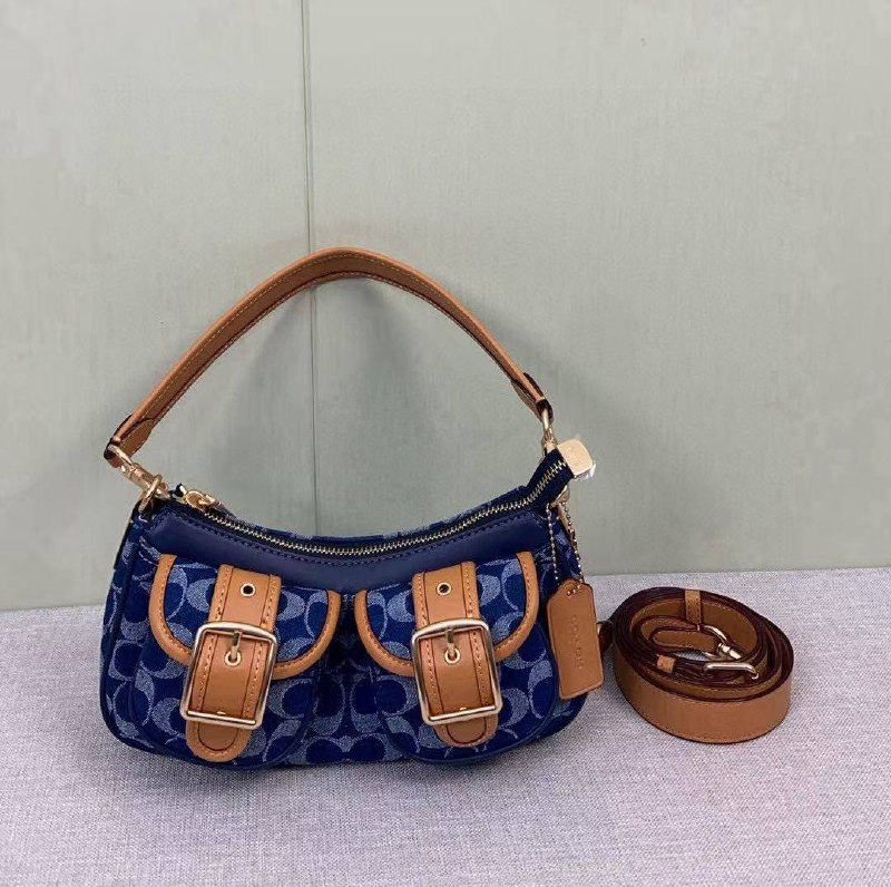 Coach Denim Shoulder Bag